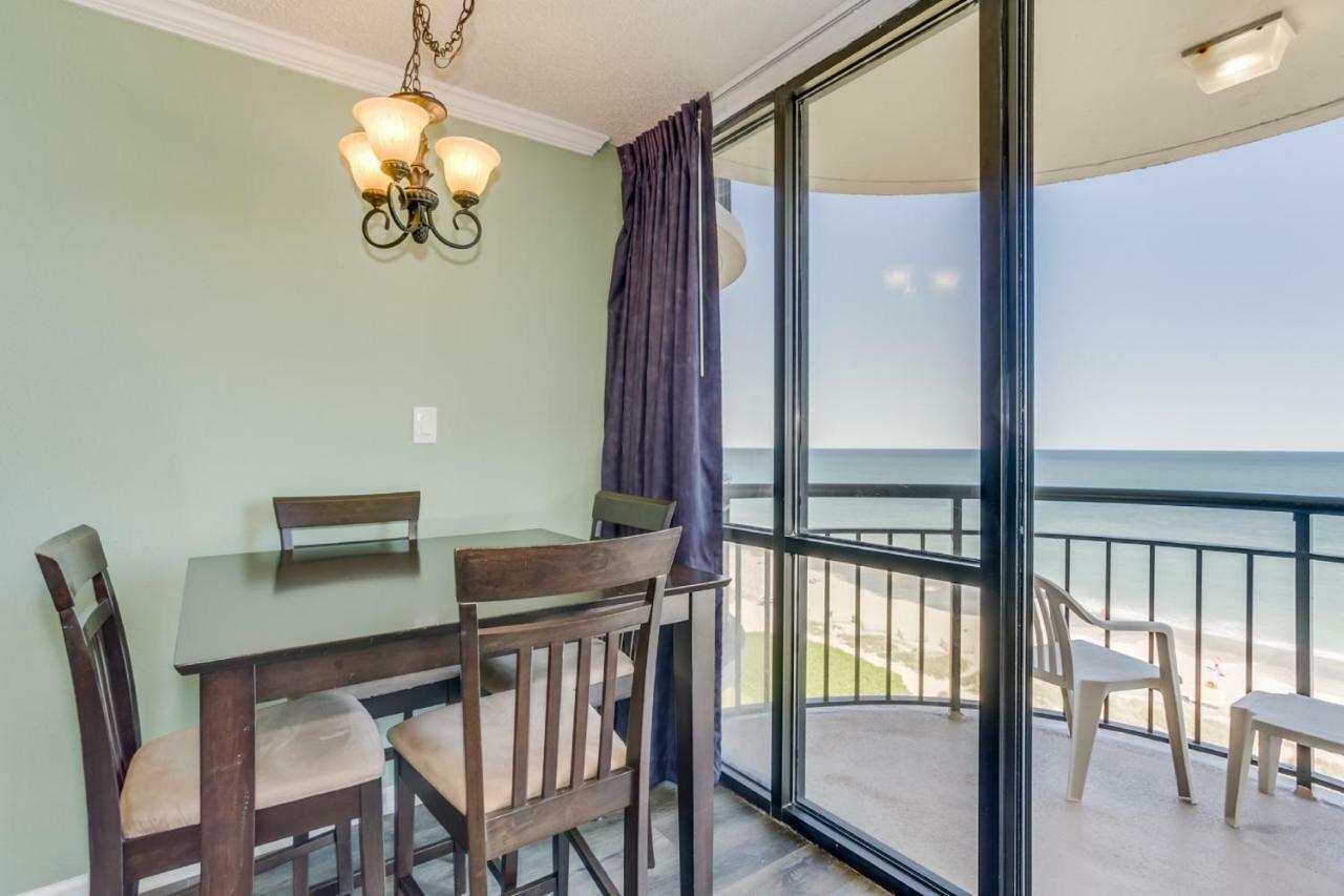 Oceanfront Condo W Balcony King Bed Meridian Plaza Myrtle Beach Buitenkant foto