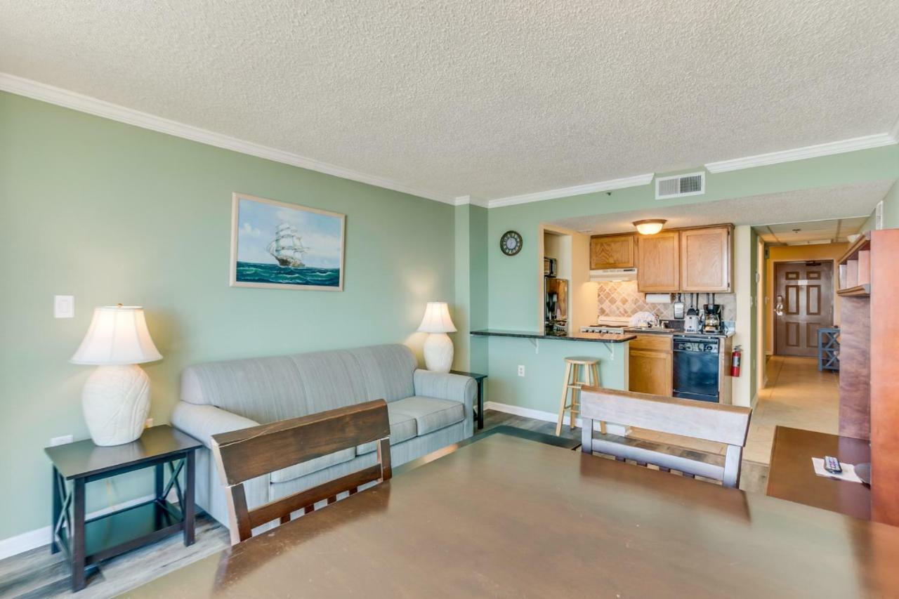 Oceanfront Condo W Balcony King Bed Meridian Plaza Myrtle Beach Buitenkant foto