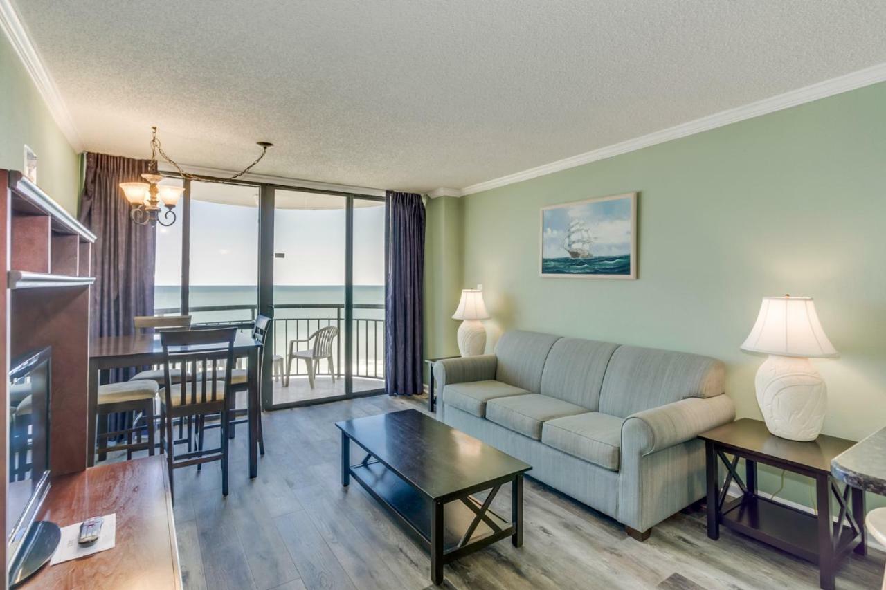 Oceanfront Condo W Balcony King Bed Meridian Plaza Myrtle Beach Buitenkant foto