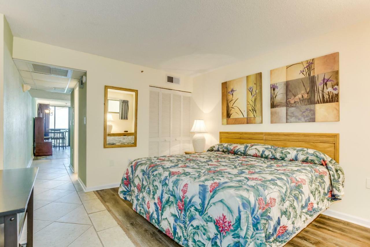 Oceanfront Condo W Balcony King Bed Meridian Plaza Myrtle Beach Buitenkant foto