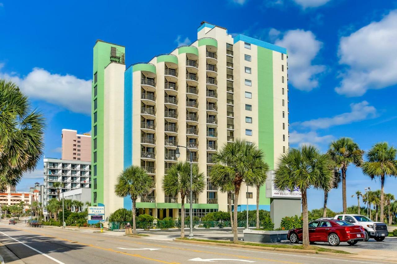 Oceanfront Condo W Balcony King Bed Meridian Plaza Myrtle Beach Buitenkant foto